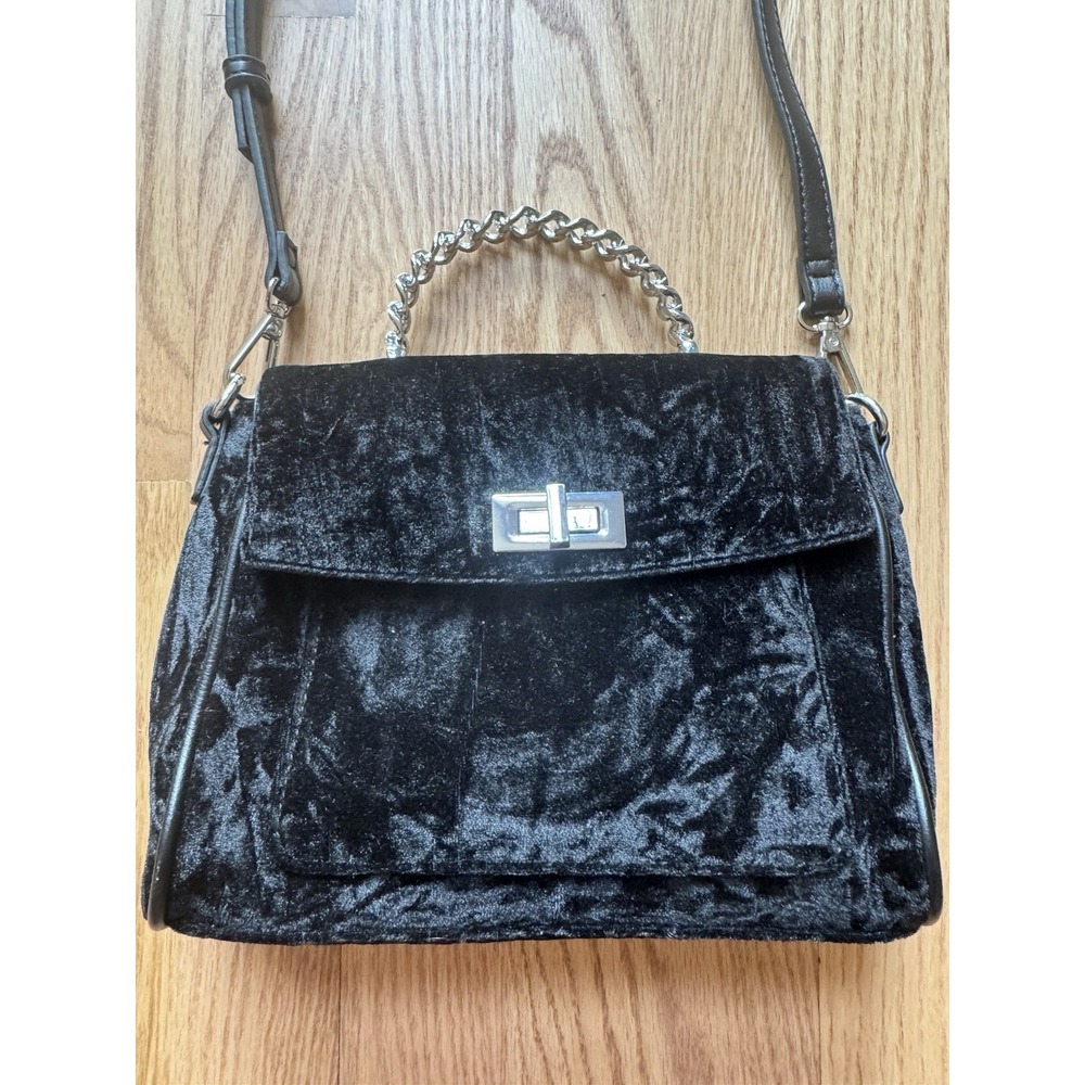 I.N.C. Emiliee Velvet Mini Top Handle Handbag‎